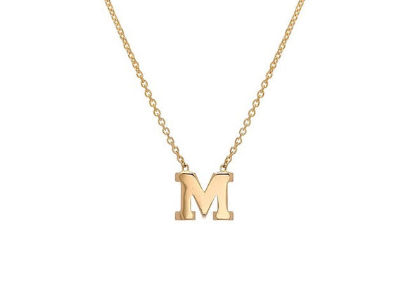 Personalized Initial Necklace - 14K Gold - Women’s Luxury Jewelry