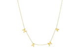 The MAMA Necklace (Large) - Solid 14K Gold - Women’s Luxury Jewelry