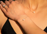 The Aphrodite Bracelet - 14 kt Yellow Gold - Akoya Pearl - Women’s Designer Jewelry