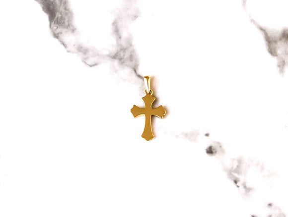 The Artemis Gold Cross Pendant