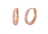 Diamond Huggies Earrings - 14K Gold - Women’s Luxury Jewelry