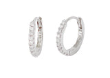 Diamond Huggies Earrings - 14K Gold - Women’s Luxury Jewelry
