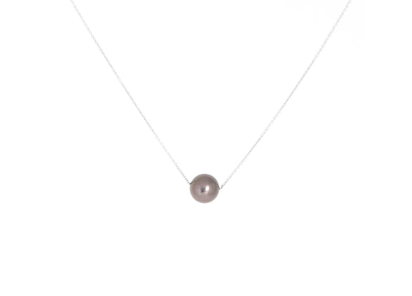 Queen of Pearls Necklace - 14 kt White Gold - Tahitian Pearl - Women’s Designer Jewelry